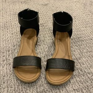 Black Justice Sandals